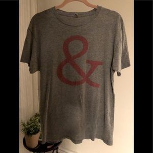 Heather Gray Tee size L & Ohio State Scholar